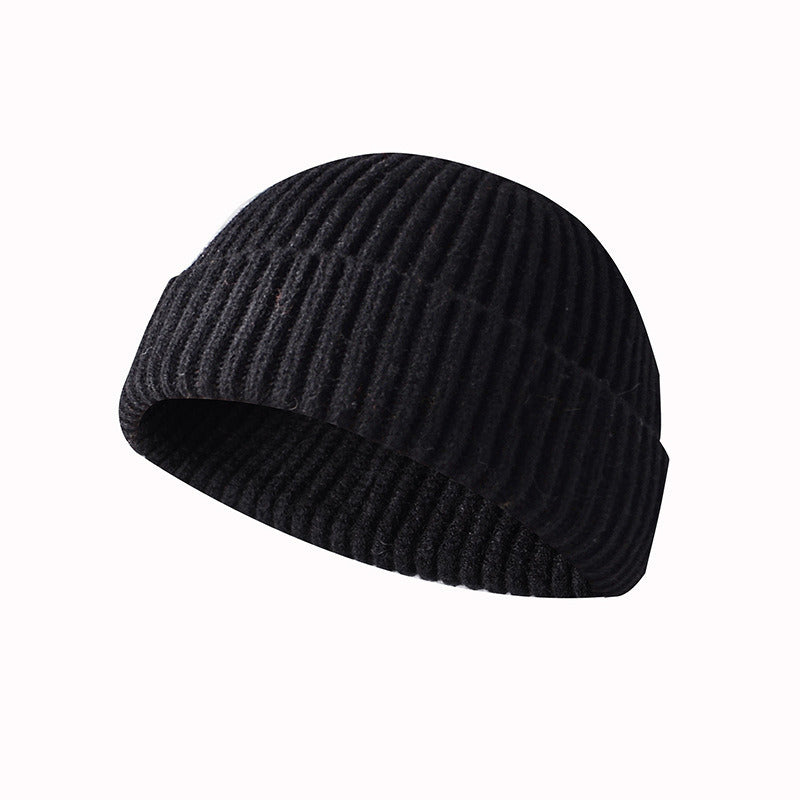 Hat Men And Women'S Fashion Warm Knit Wool Hat Hip Hop Cold Hat Doba